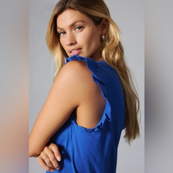 Anthropologie Nation LTD Los Angeles Elliot Ruffle Dress size M - Picture 3 of 10